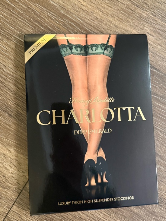 Honey Birdette Other - Honey Birdette Charlotta Emerald Green Stockings Small
